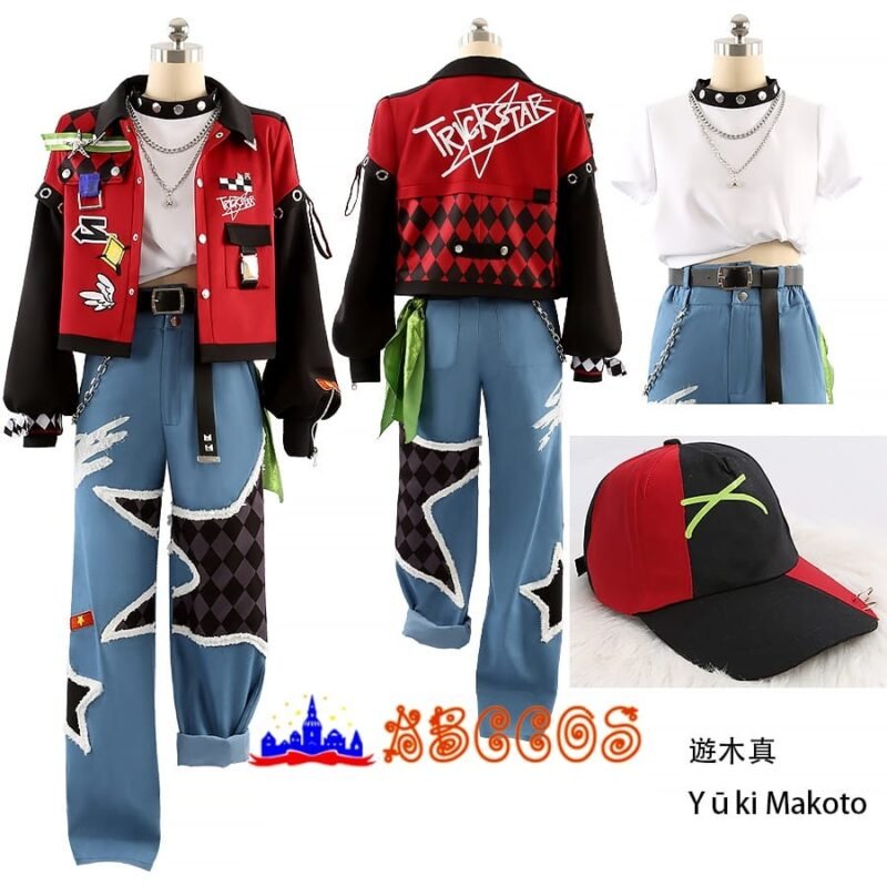 Ensemble Stars!/!! trickstar freedom Yūki Makoto Hidaka Hokuto Akehoshi Subaru Isara Mao cosplay costume Ensemble Stars!/!! trickstar freedom Yūki Makoto Hidaka Hokuto Akehoshi Subaru Isara Mao cosplay costume