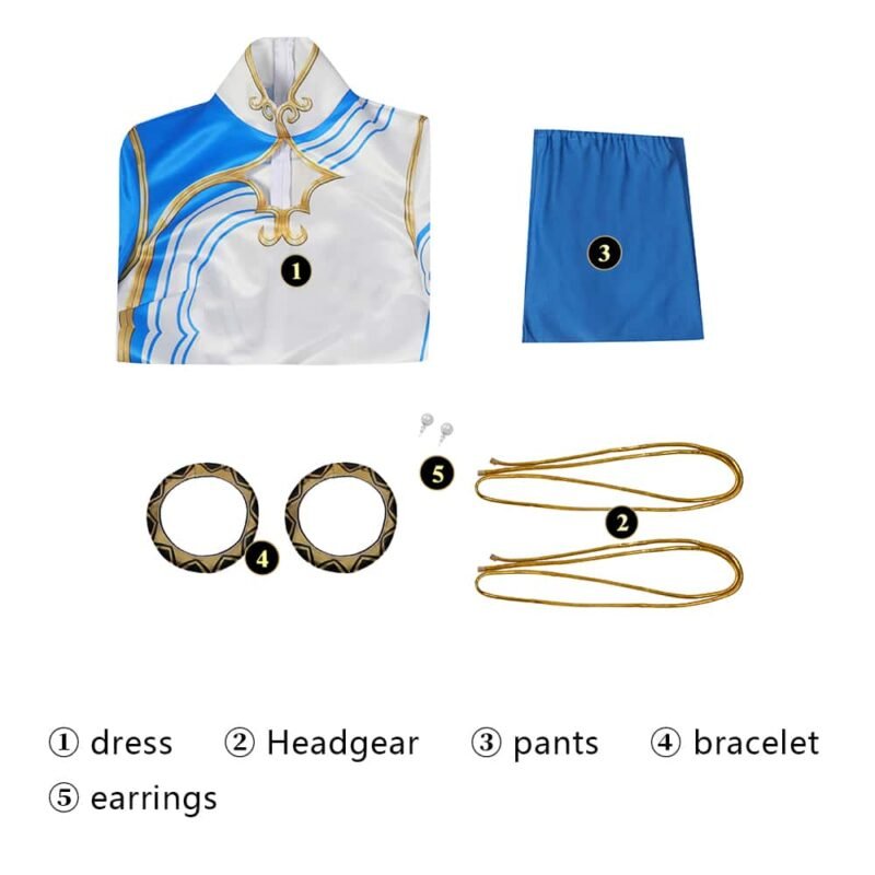 Street Fighter 6 Chun Li cosplay costume
