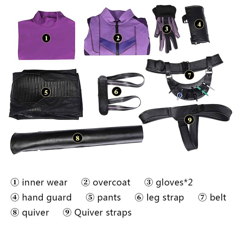 Hawkeye Kate Bishop cosplay costume Hawkeye Kate Bishop cosplay costume