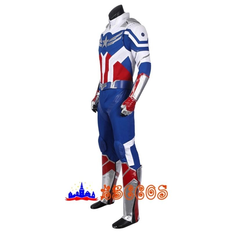 The Falcon and the Winter Soldier Sam Wilson new Captain america cosplay costume