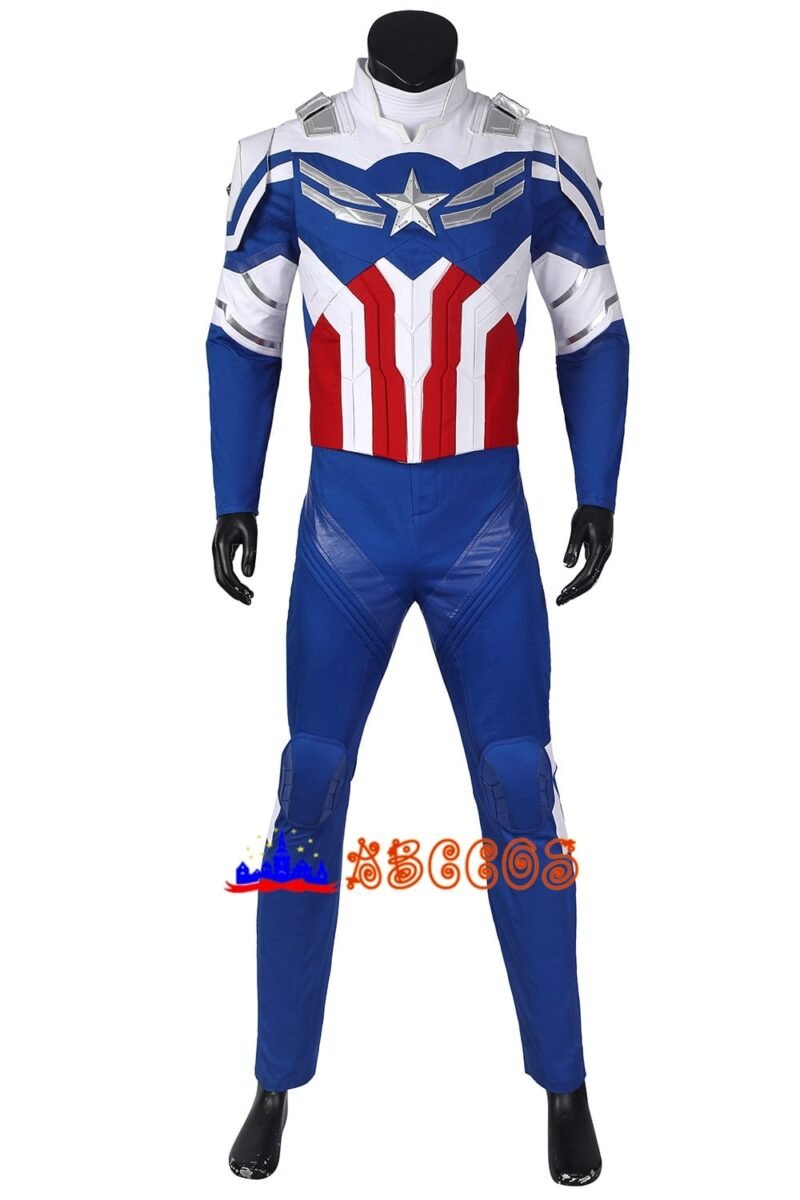 The Falcon and the Winter Soldier Sam Wilson new Captain america cosplay costume