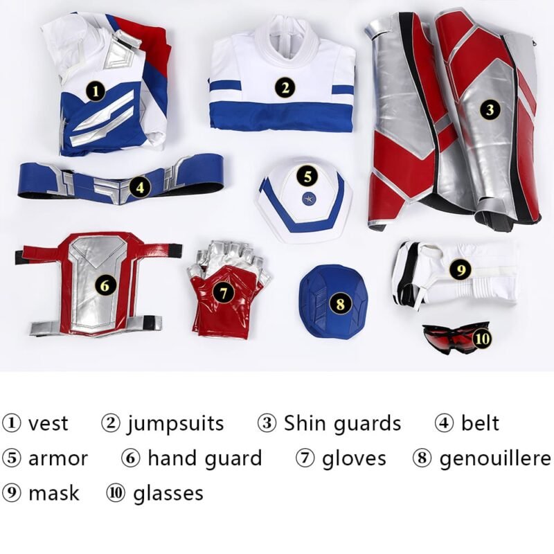 The Falcon and the Winter Soldier Sam Wilson new Captain america cosplay costume