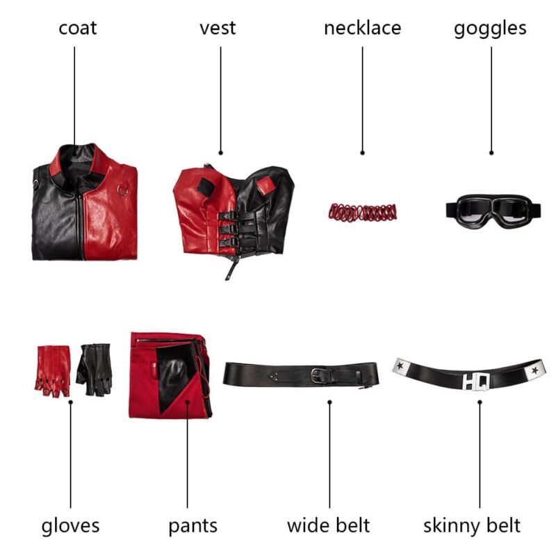 The sucide squad 2 harley quinn cosplay costume The sucide squad 2 harley quinn cosplay costume