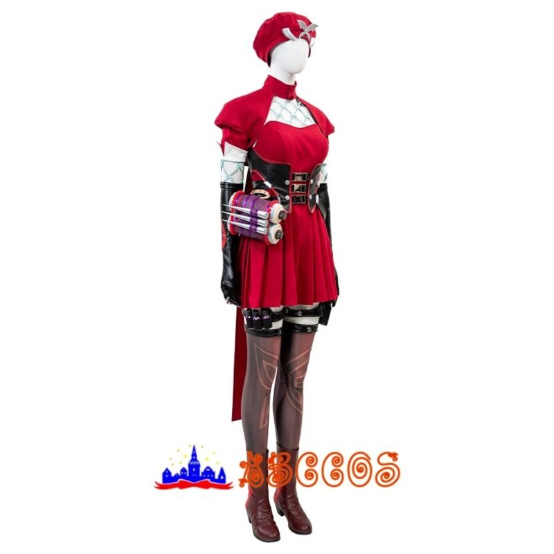 Marvel Rivals Psylocke Blood Kariudo Skin cosplay costume