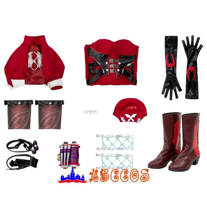 Marvel Rivals Psylocke Blood Kariudo Skin cosplay costume