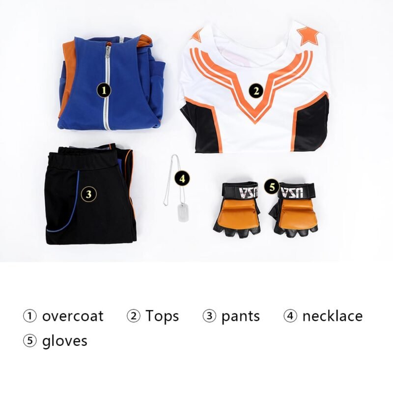 Street Fighter 6 Luke cosplay costume