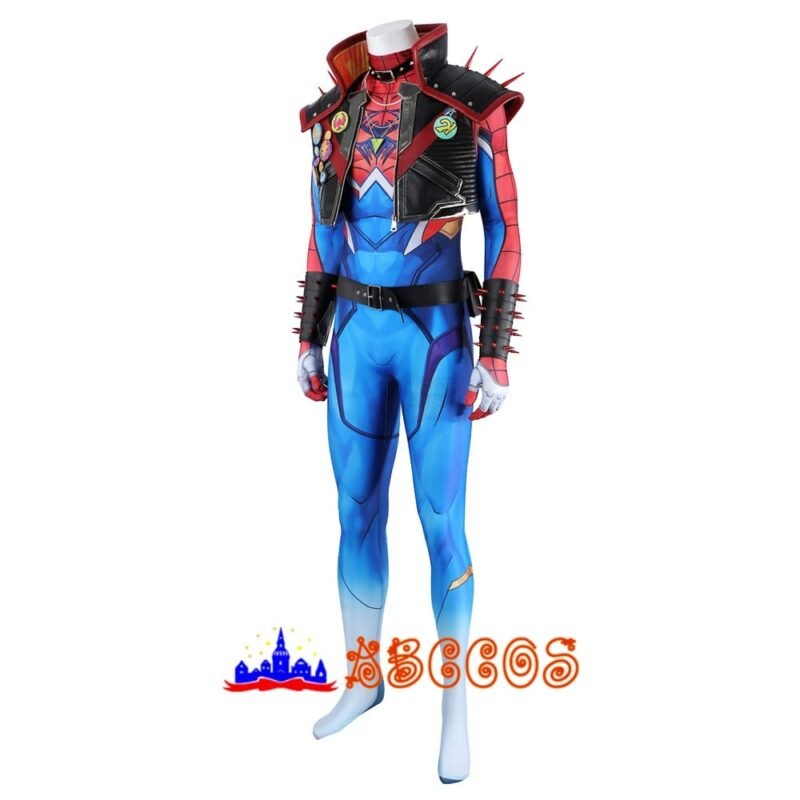 Marvel Rivals Spider punk 2099 cosplay costume Marvel Rivals Spider punk 2099 cosplay costume