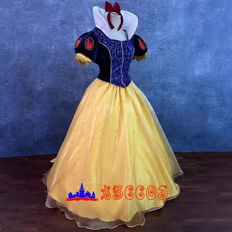 Disney Snow White and the Seven Dwarfs snow white princess dress cosplay costume