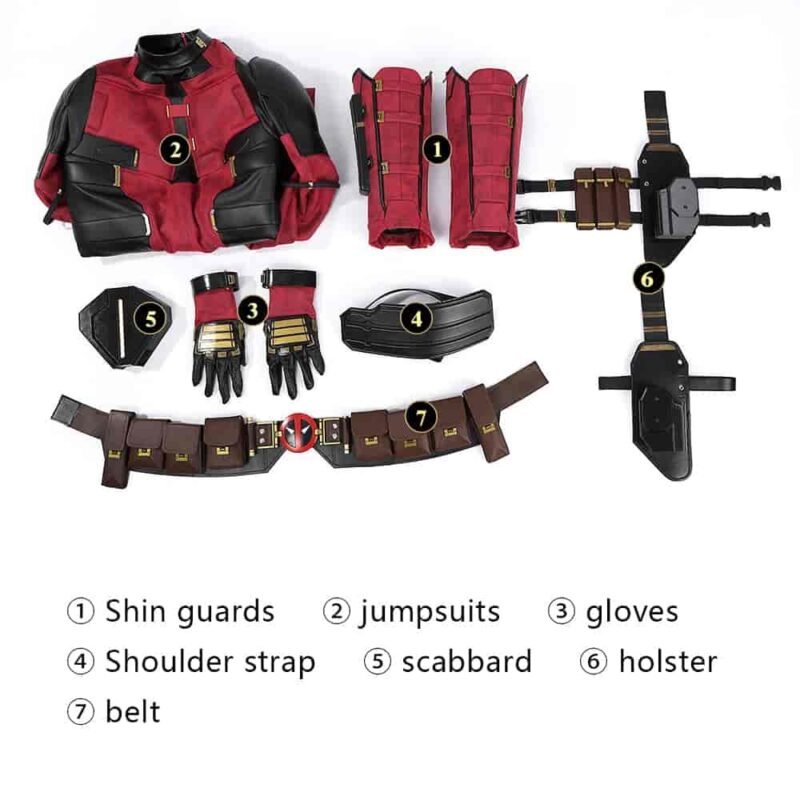 Deadpool3 Wade Wilson cosplay costume Optimized version (Excluding weapons) Deadpool3 Wade Wilson cosplay costume Optimized version (Excluding weapons)