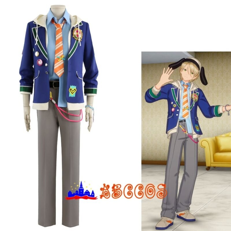 Ensemble Stars!/!! Shuffle Unit Song Collection Vol.1 Uniform for all staff Tori Himemiya/Shiratori Aira/Harukawa Sora cosplay costume