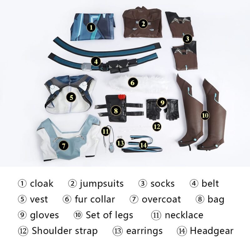 Overwatch FREJATRIAL cosplay costume