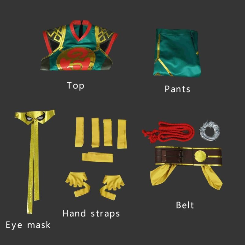 Marvel Rivals Iron Fist cosplay costume Marvel Rivals Iron Fist cosplay costume