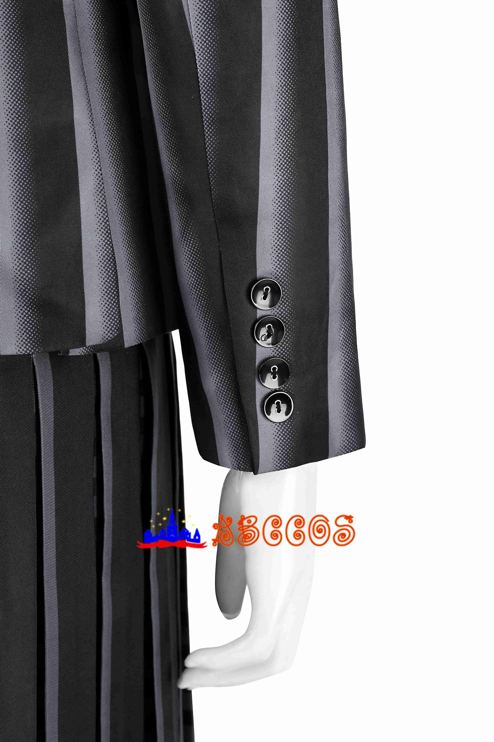 Wednesday2 The Addams Family Wednesday Addams Nevermore Academy uniform cosplay costume-ABCcosplay