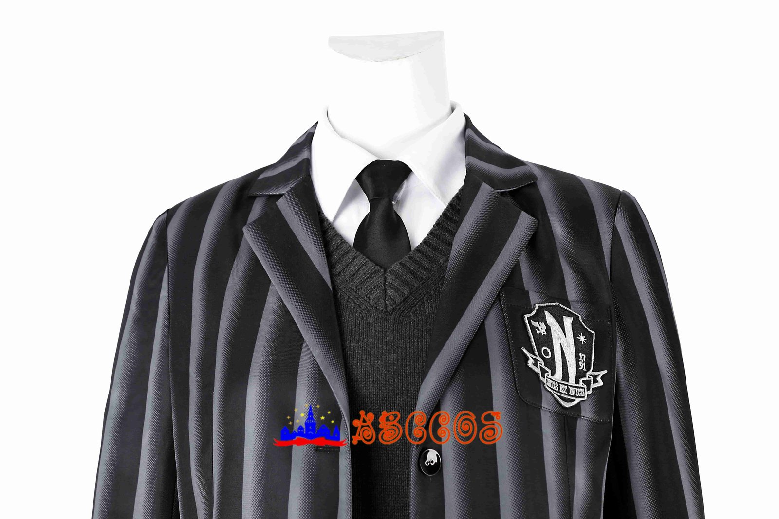 Wednesday2 The Addams Family Wednesday Addams Nevermore Academy uniform cosplay costume-ABCcosplay