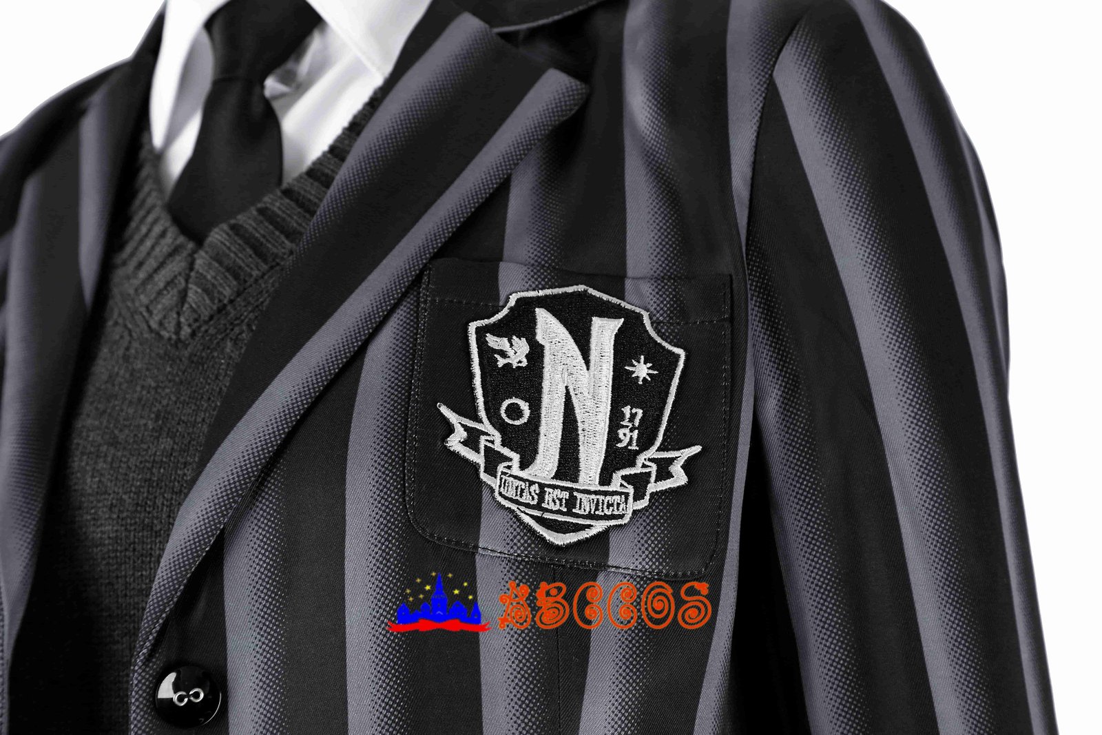 Wednesday2 The Addams Family Wednesday Addams Nevermore Academy uniform cosplay costume-ABCcosplay