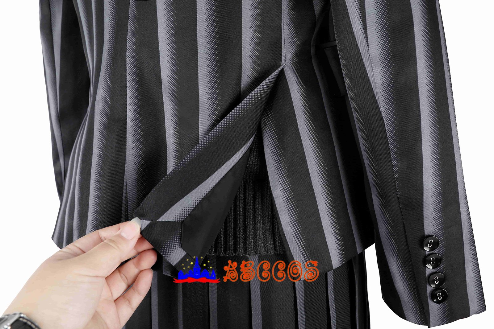 Wednesday2 The Addams Family Wednesday Addams Nevermore Academy uniform cosplay costume-ABCcosplay