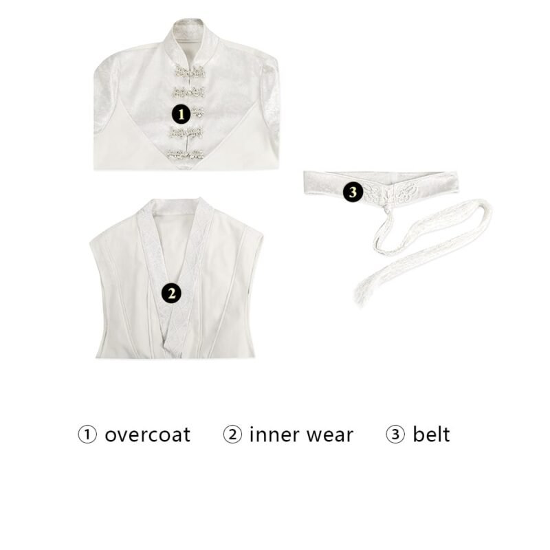 The Fellowship of the Ring Saruman the White cosplay costume