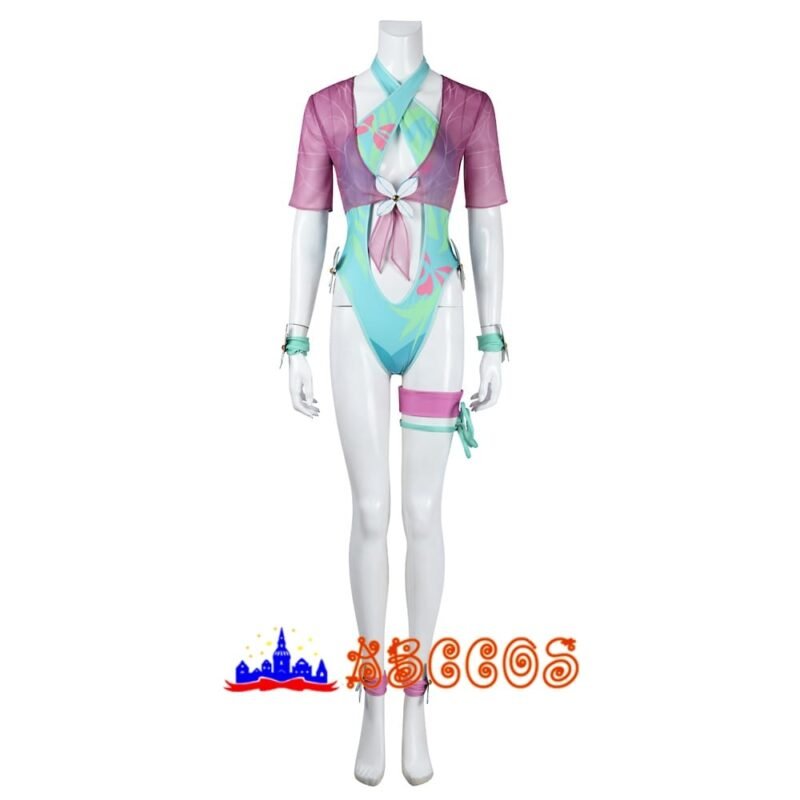 Marvel Rivals Psylocke swimsuit cosplay costume