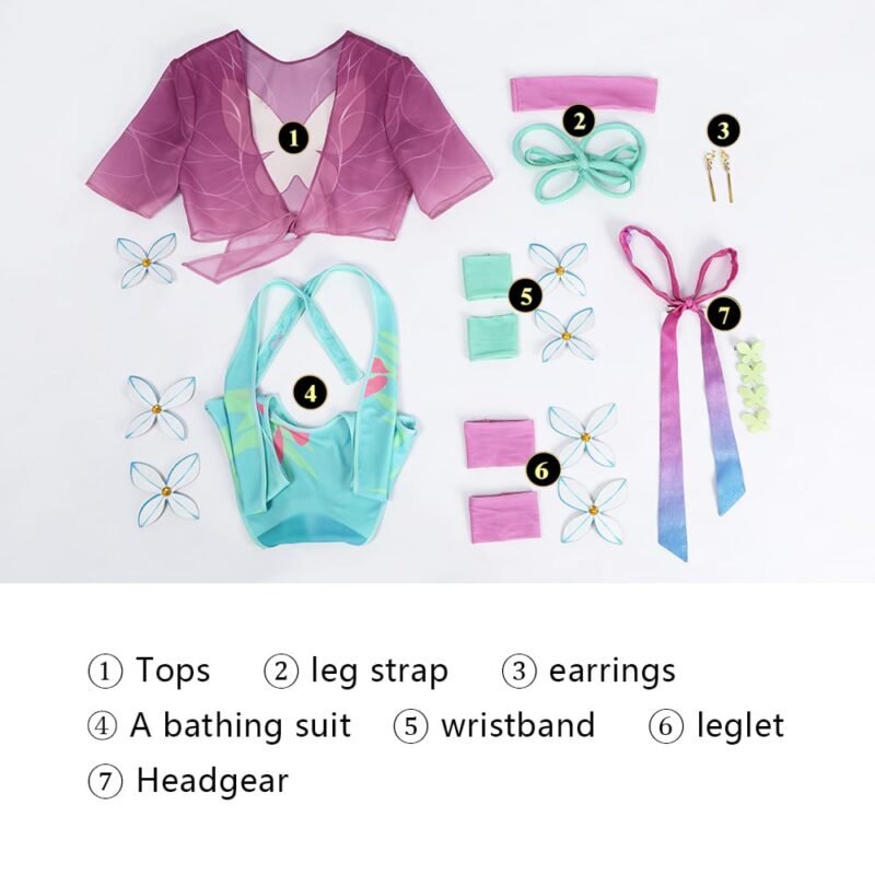 Marvel Rivals Psylocke swimsuit cosplay costume