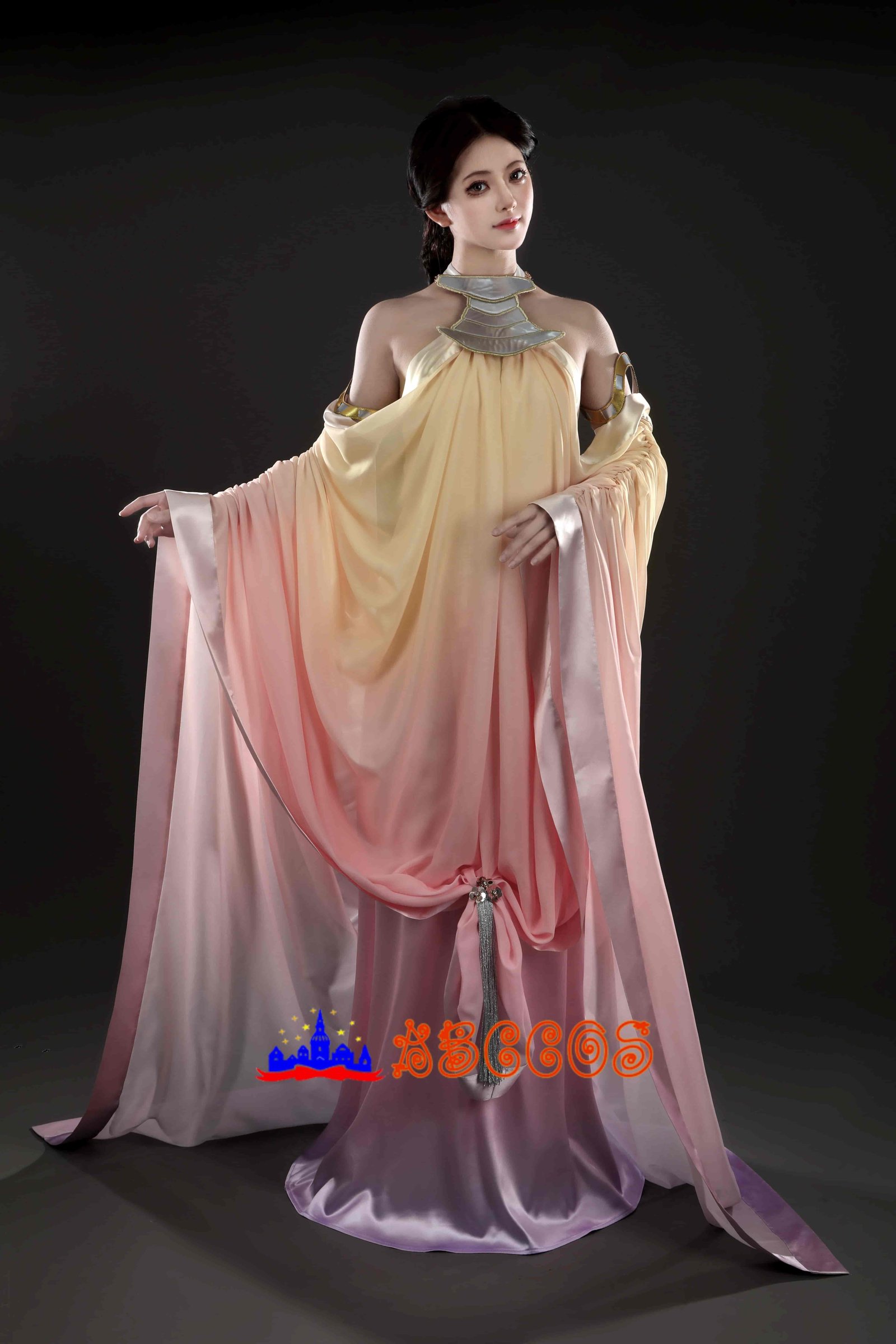 Star Wars: Episode II – Attack of the Clones Padmé Amidala Lake Dress cosplay costume-ABCcosplay Star Wars: Episode II – Attack of the Clones Padmé Amidala Lake Dress cosplay costume-ABCcosplay