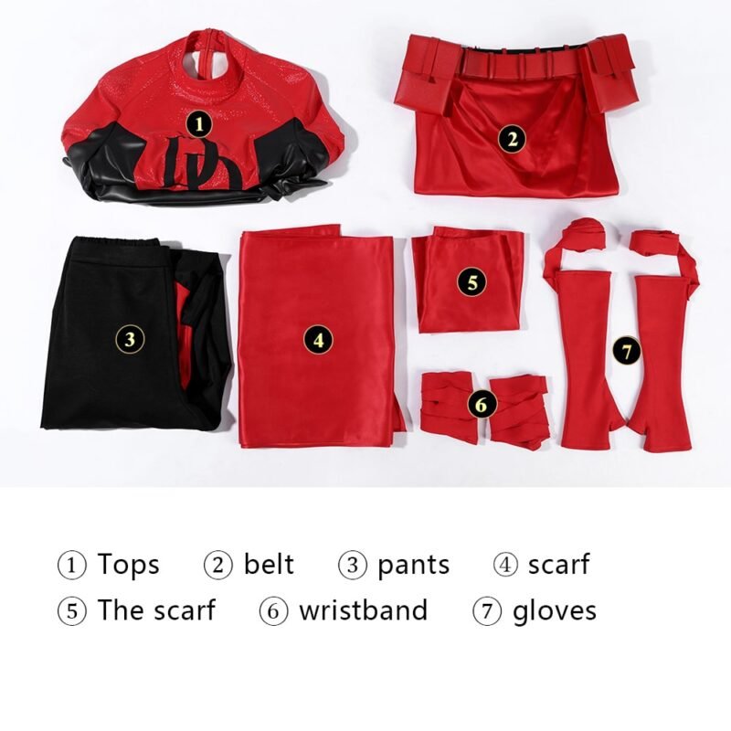 Daredevil Elektra Natchios cosplay costume