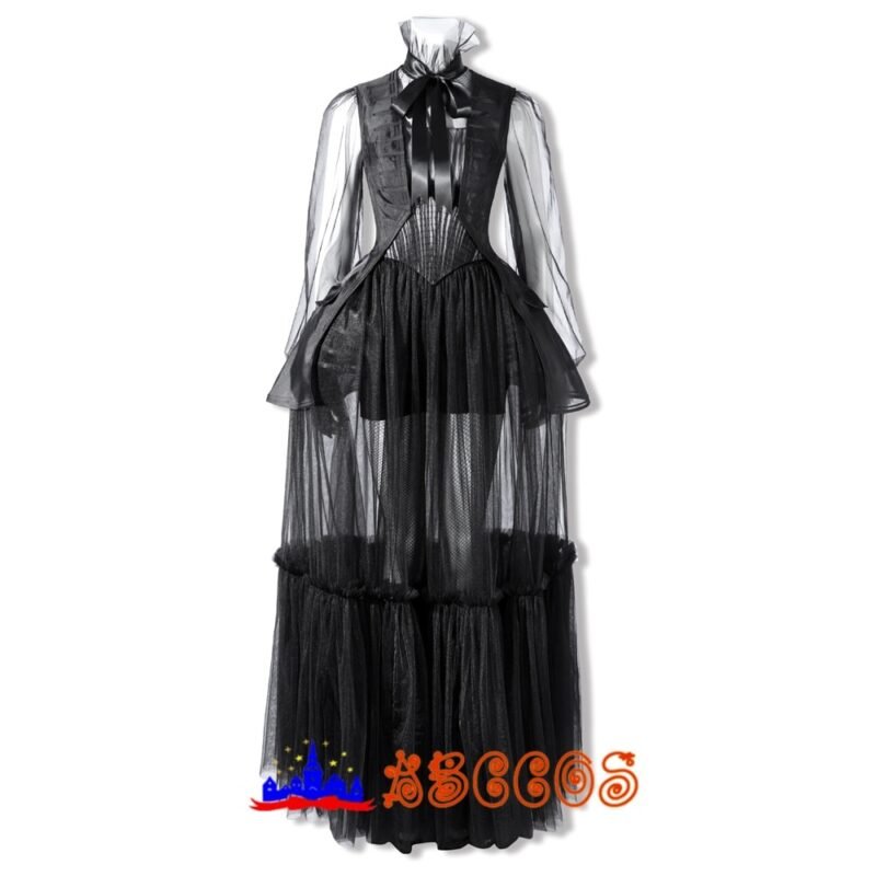 Wednesday Season 2 Wednesday Addams evening gown cosplay costume Wednesday Season 2 Wednesday Addams evening gown cosplay costume