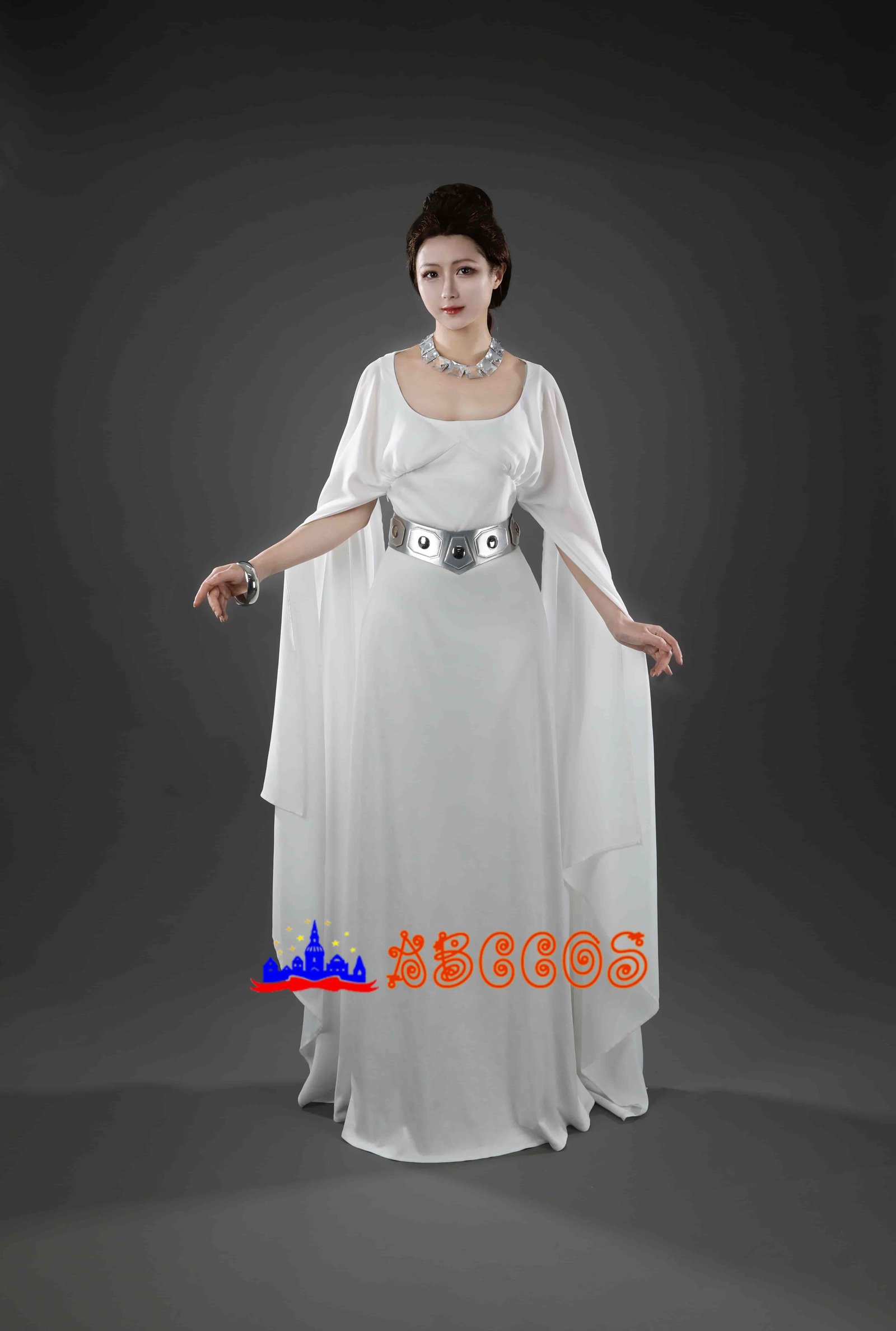 STAR WARS EPISODE IV – A NEW HOPE (1977) Leia Organa Solo formal dress cosplay costume-ABCcosplay