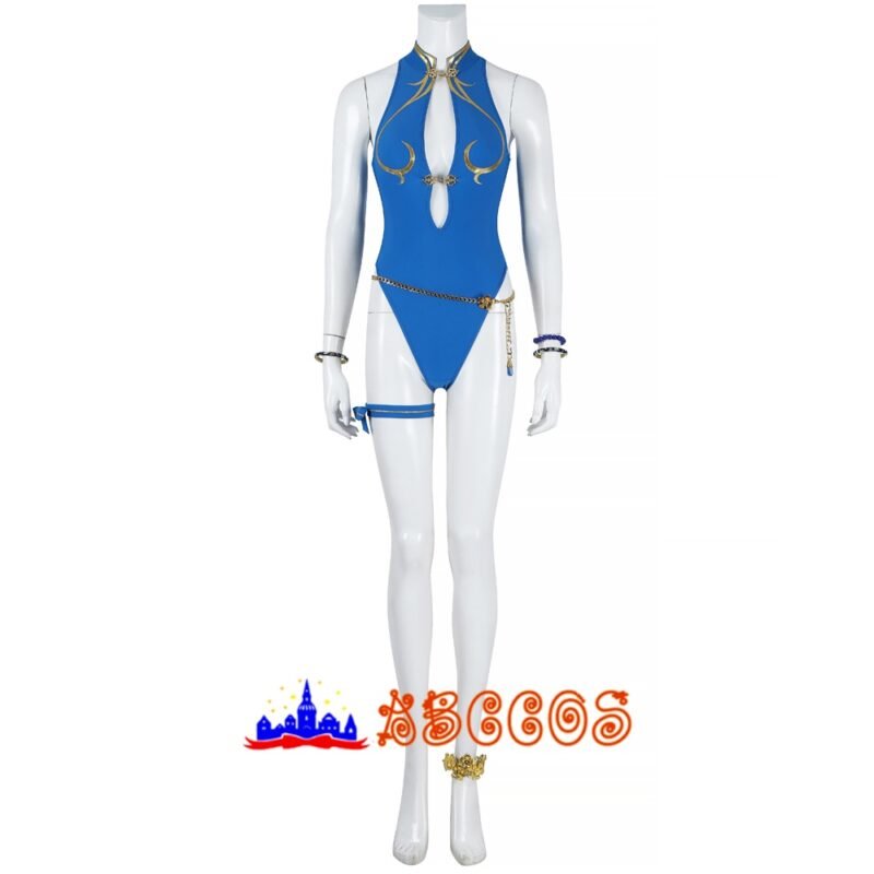 Street Fighter 6 Chun Li swimsuit cosplay costume
