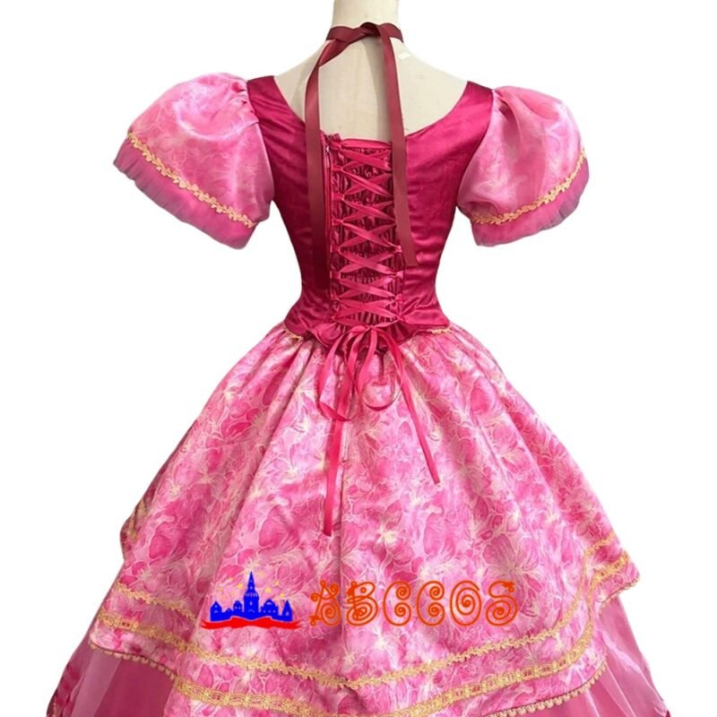Disney Cinderella Sister Matching Princess Dress - Red Version Performance Cosplay Costume