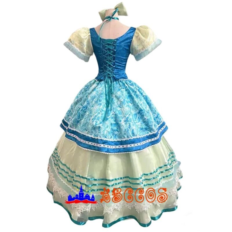 Disney Cinderella Sister Matching Princess Dress - Blue Version Performance Cosplay Costume