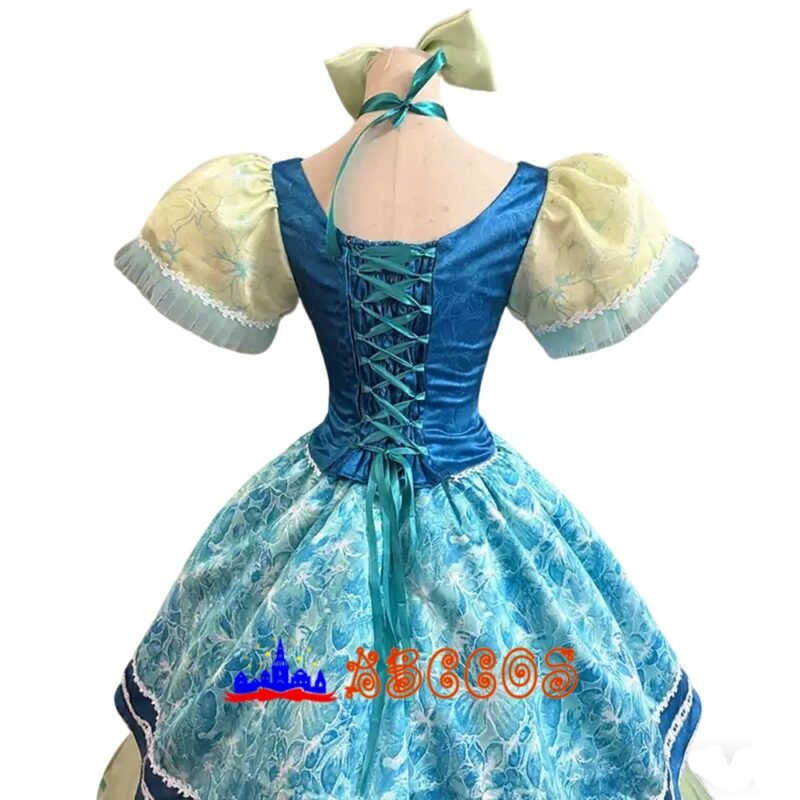 Disney Cinderella Sister Matching Princess Dress - Blue Version Performance Cosplay Costume