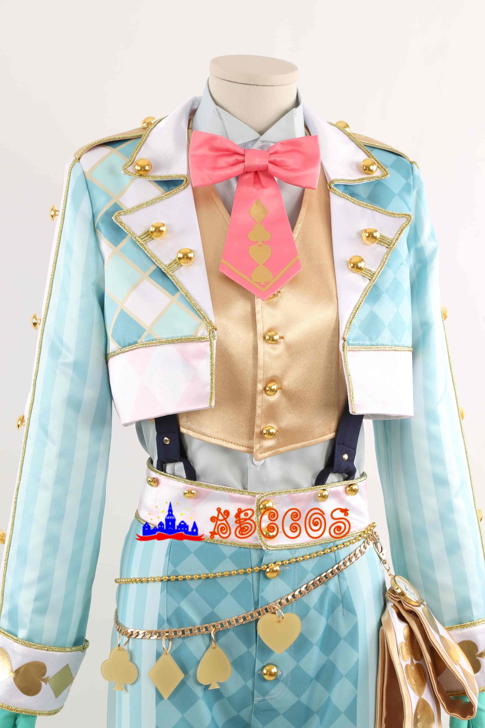 Disney Twisted-Wonderland Rose Kingdom’s White Rabbit Festival Floyd Leech cosplay costume-ABCcosplay