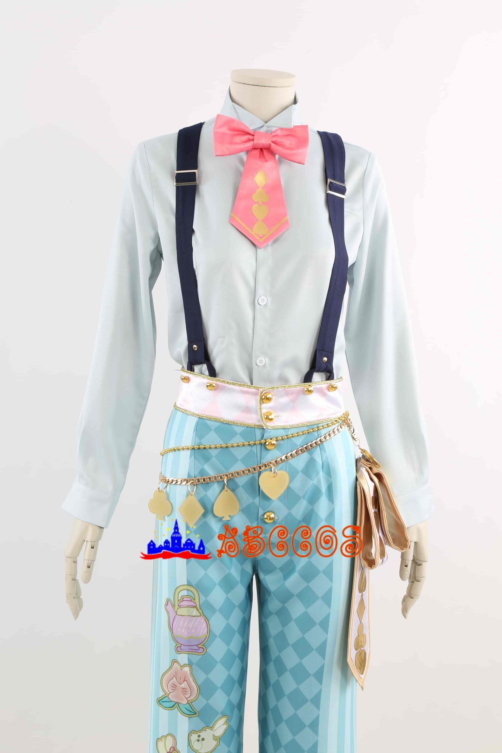 Disney Twisted-Wonderland Rose Kingdom’s White Rabbit Festival Floyd Leech cosplay costume-ABCcosplay