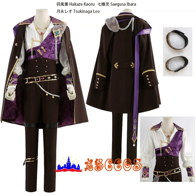 Ensemble Stars!/!! Royal Flush Amagi Rinne /Hakaze Kaoru /Saegusa Ibara /Tsukinaga Leo cosplay costume