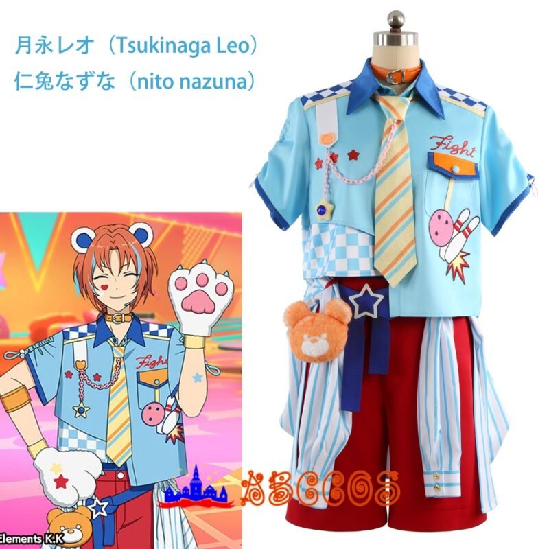 Ensemble Stars!/!! Kuma Kuma ResQ Tsukinaga Leo /nito nazuna /Himemiya Tori /Yuuki Makoto /Natsu Kanna cosplay costume