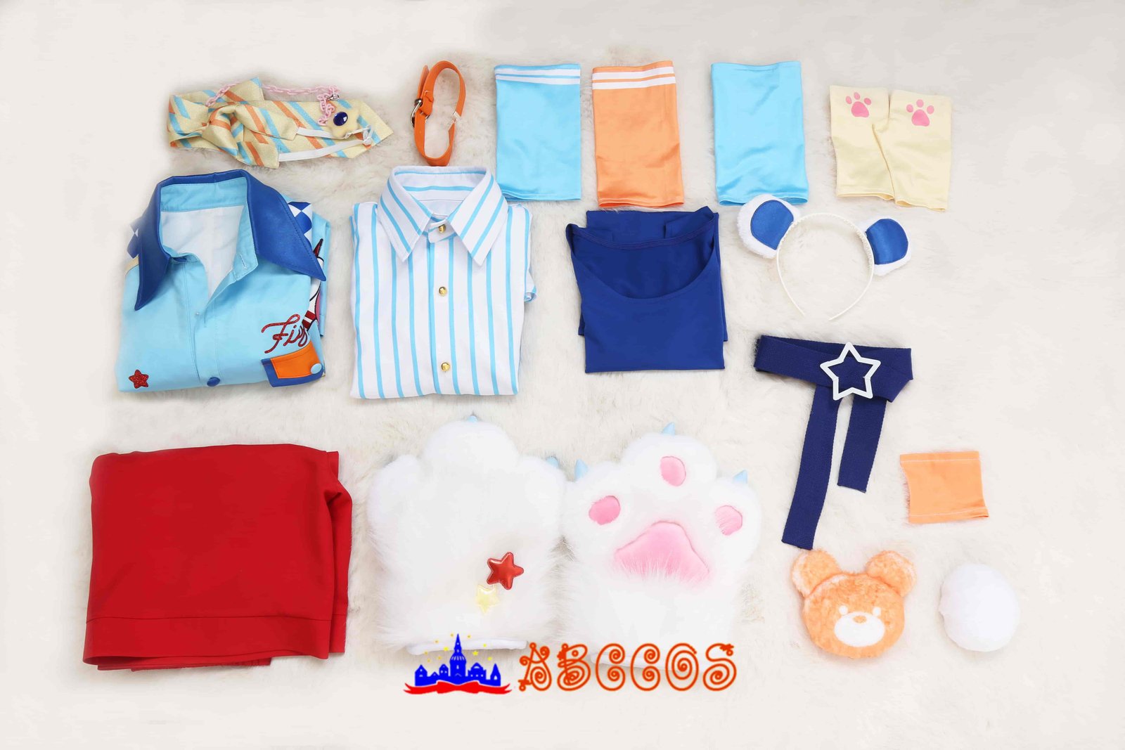 Ensemble Stars!/!! Kuma Kuma ResQ Tsukinaga Leo /nito nazuna /Himemiya Tori /Yuuki Makoto /Natsu Kanna cosplay costume-ABCcosplay