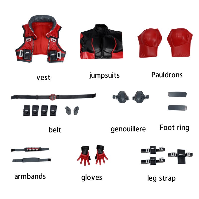 Marvel Rivals Deadpool cosplay costume