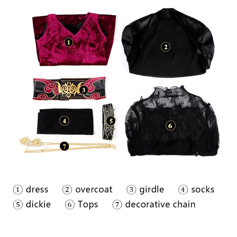 RESIDENT EVIL 30th Ada Wong cosplay costume