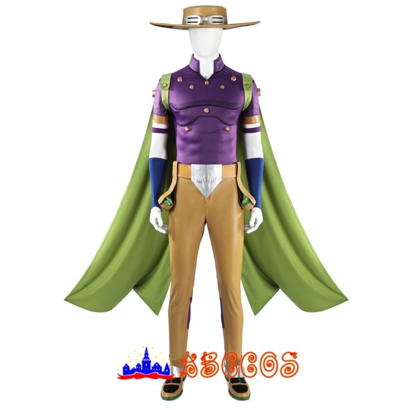 JoJo's Bizarre Adventure Steel Ball Run Gyro Zeppeli cosplay costume