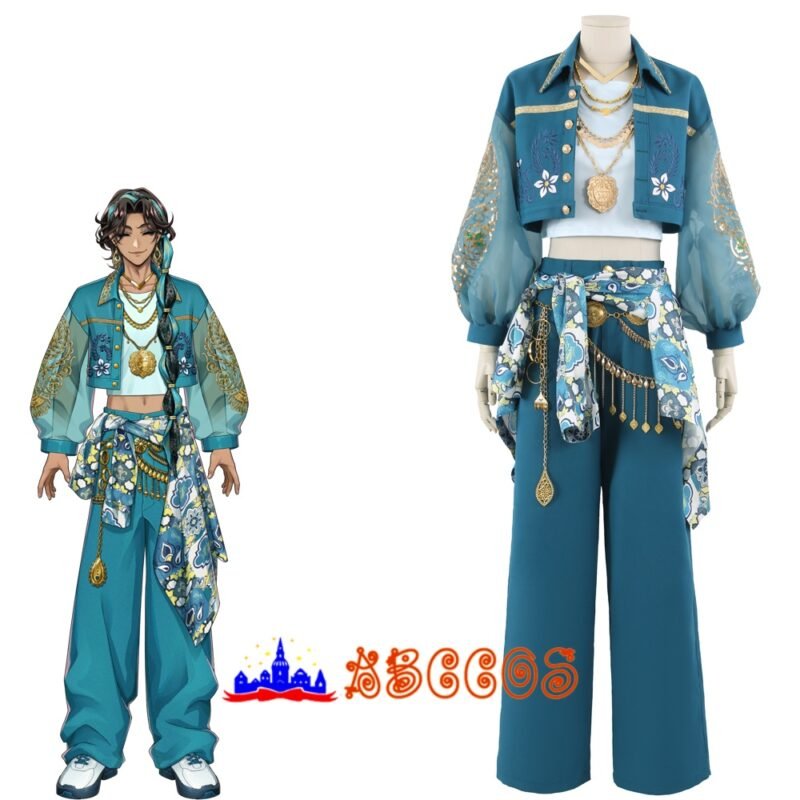 Disney Twisted-Wonderland Royal Sword Academy Minajael Tealrajah cosplay costume