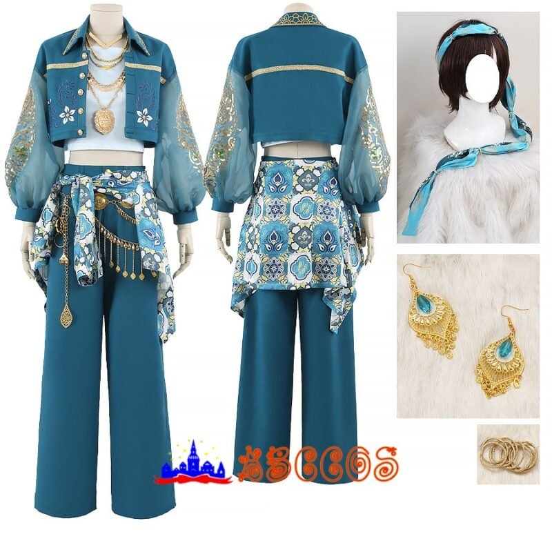 Disney Twisted-Wonderland Royal Sword Academy Minajael Tealrajah cosplay costume