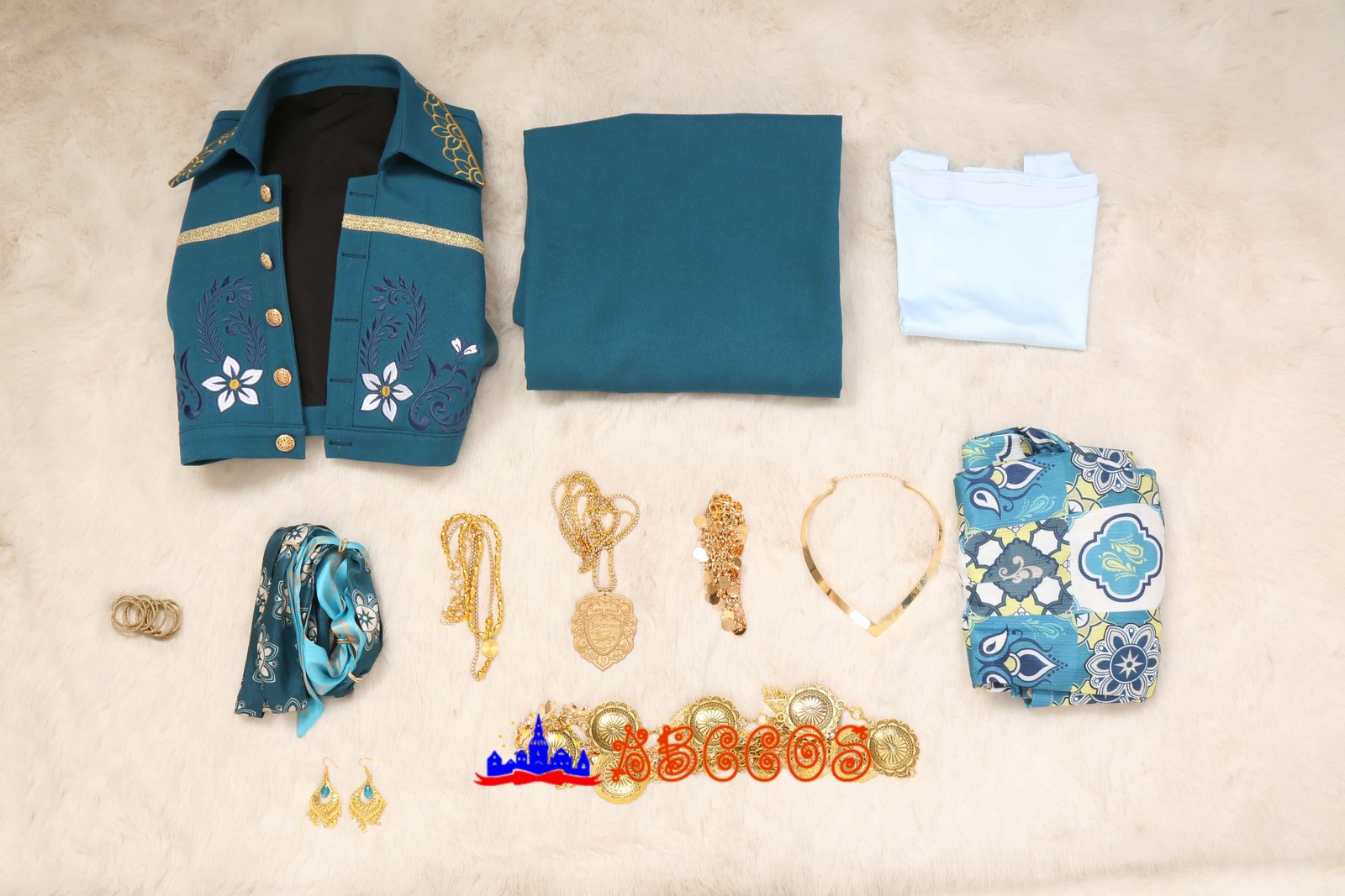 Disney Twisted-Wonderland Royal Sword Academy Minajael Tealrajah cosplay costume-ABCcosplay